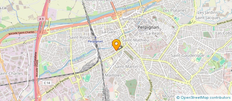 localisation de l'entreprise SCI MARHEL  PERPIGNAN