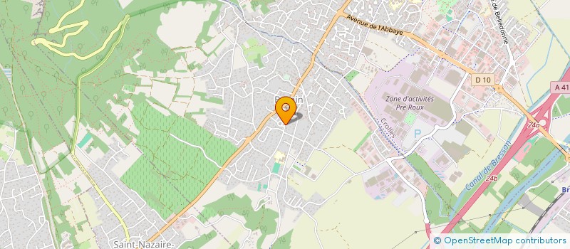 localisation de l'entreprise SCI MARHEL  BERNIN