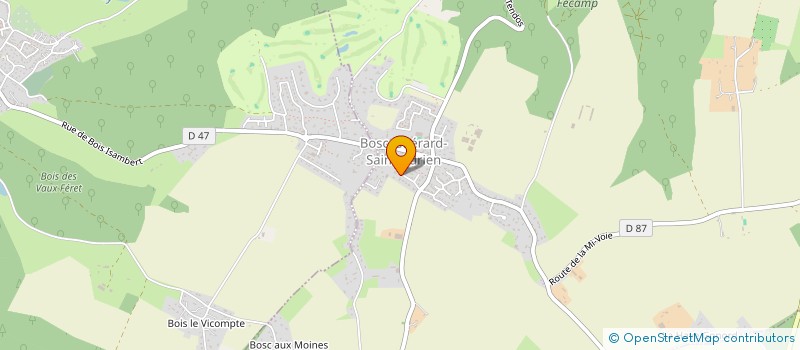 localisation de l'entreprise SCI MARHIN  BOSC-GUERARD-SAINT-ADRIEN