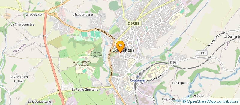 localisation de l'entreprise SCI MARHINGO  COUTANCES