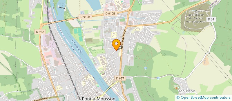 localisation de l'entreprise SCI MARHISA  PONT-A-MOUSSON