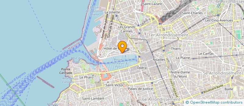 localisation de l'entreprise SCI MARHISAEL  MARSEILLE