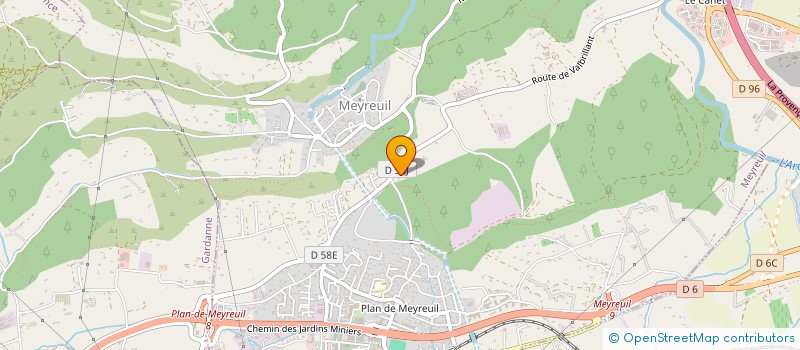 localisation de l'entreprise SCI MARHOUD  MEYREUIL