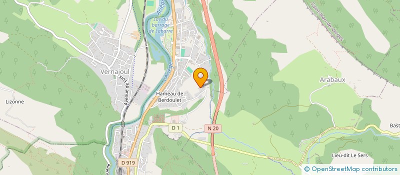 localisation de l'entreprise SCI MARHUENDA à FOIX