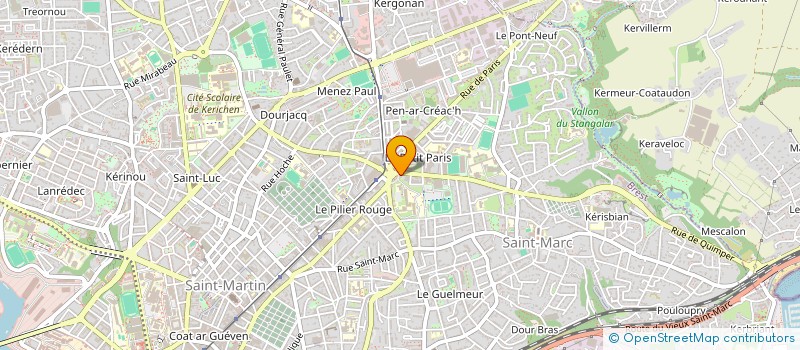 localisation de l'entreprise SCI MARI  BREST