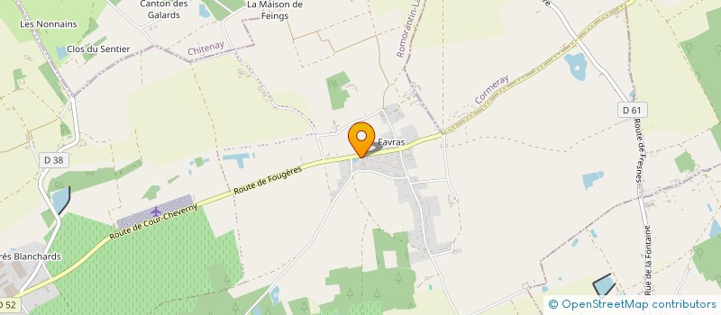 localisation de l'entreprise SCI MARIA  LE CONTROIS-EN-SOLOGNE