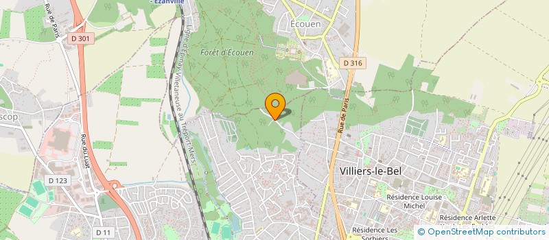 localisation de l'entreprise SCI MARIA  SARCELLES