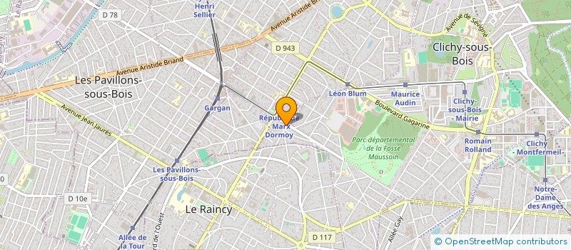 localisation de l'entreprise SCI MARIA à LIVRY-GARGAN