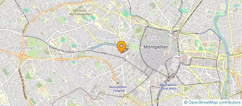 localisation de l'entreprise SCI MARIA à MONTPELLIER
