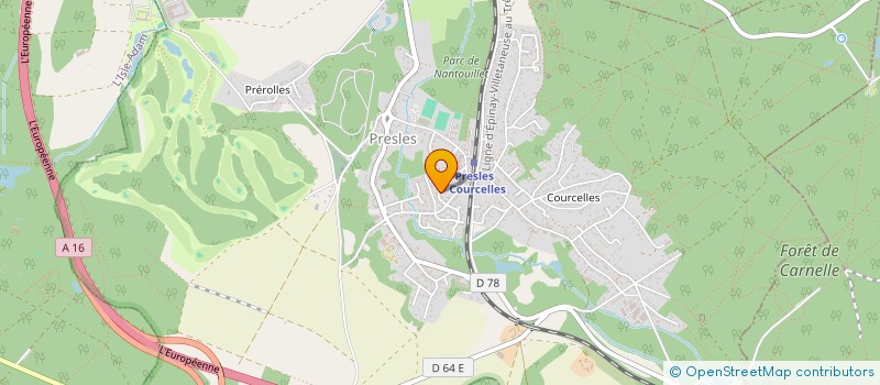 localisation de l'entreprise SCI MARIA-A  PRESLES