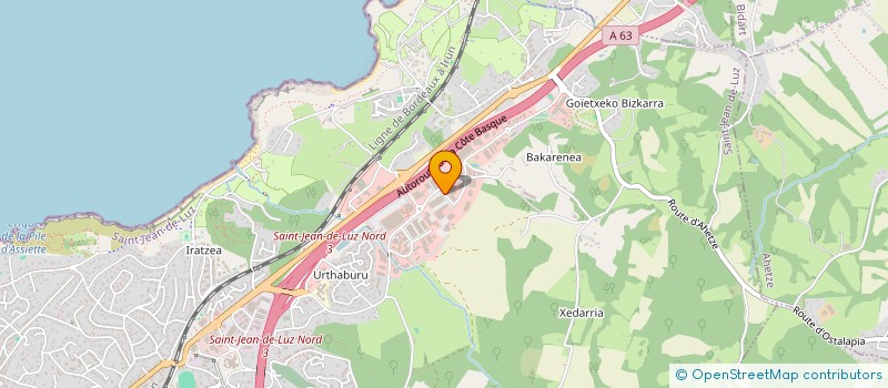 localisation de l'entreprise SCI MARIA CRISTINA à SAINT-JEAN-DE-LUZ