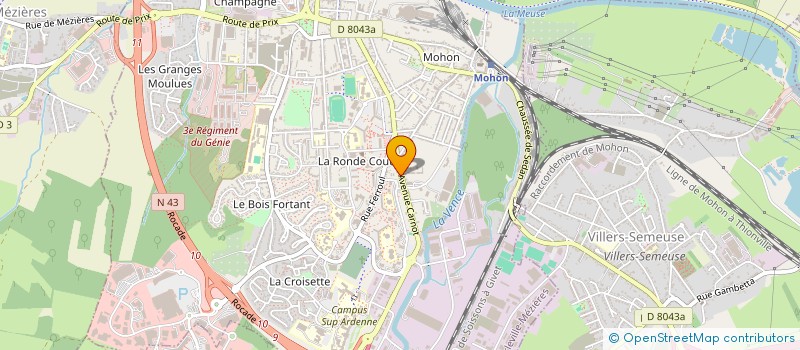 localisation de l'entreprise SCI MARIA-KENZI  CHARLEVILLE-MEZIERES