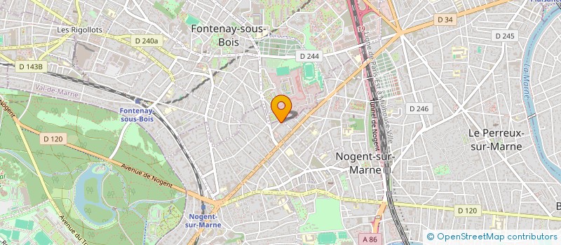localisation de l'entreprise SCI MARIA MARC'H à NOGENT-SUR-MARNE
