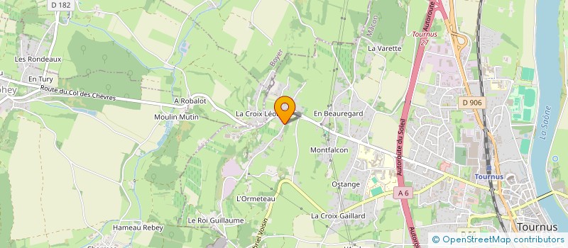 localisation de l'entreprise SCI MARIADEL  TOURNUS