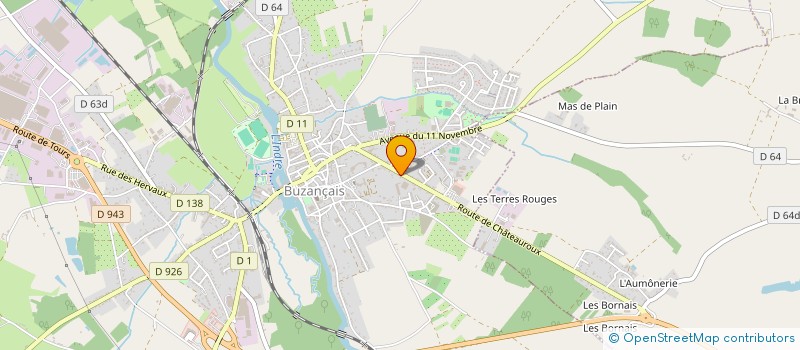 localisation de l'entreprise SCI MARIALE à BUZANCAIS