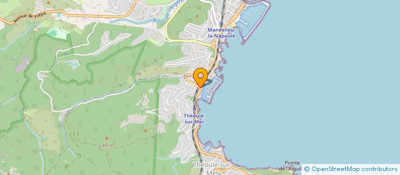 localisation de l'entreprise SCI MARIALPES  THEOULE-SUR-MER