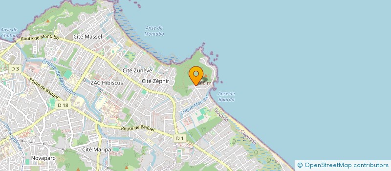 localisation de l'entreprise SCI MARIALYS  CAYENNE