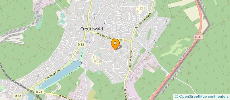 localisation de l'entreprise SCI MARIAM  CREUTZWALD