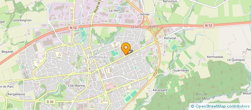 localisation de l'entreprise SCI MARIANA  LANDIVISIAU