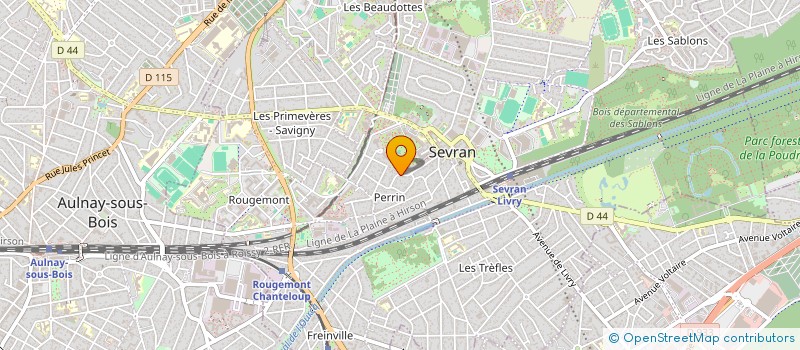 localisation de l'entreprise SCI MARIANA  SEVRAN