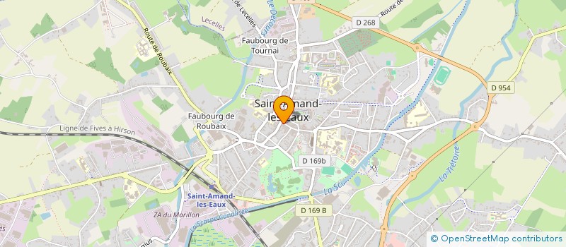 localisation de l'entreprise SCI MARIANE à SAINT-AMAND-LES-EAUX