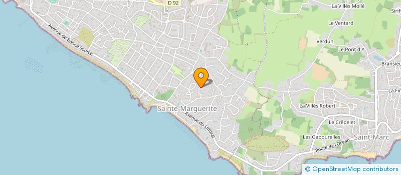 localisation de l'entreprise SCI MARIANGE à PORNICHET