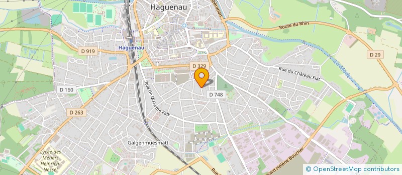 localisation de l'entreprise SCI MARIANJE  HAGUENAU