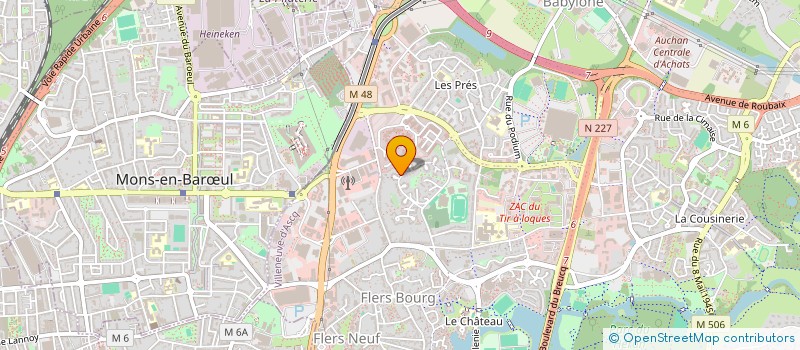 localisation de l'entreprise SCI MARIANNE 2022 à VILLENEUVE-D'ASCQ