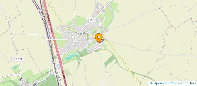 localisation de l'entreprise SCI MARIANNE  CROISILLES