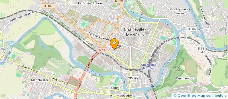 localisation de l'entreprise SCI MARIANNE à CHARLEVILLE MEZIERES