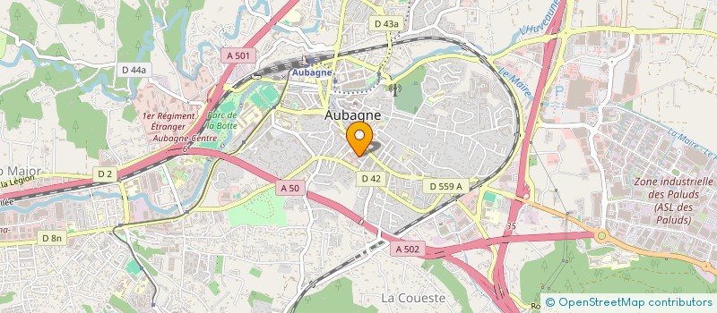 localisation de l'entreprise SCI MARIANNE à AUBAGNE