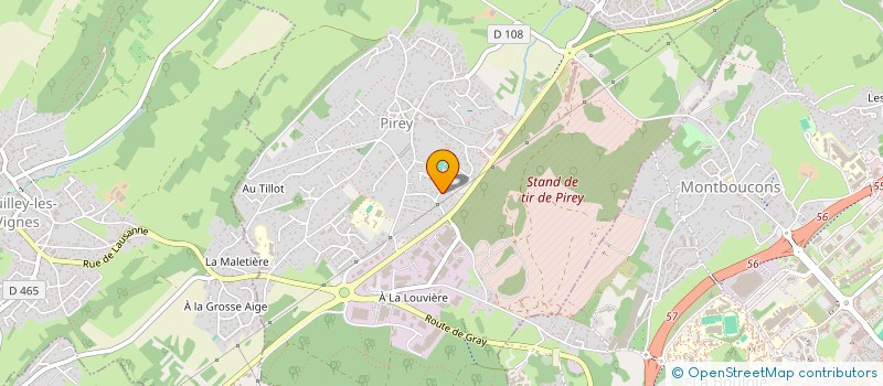 localisation de l'entreprise SCI MARIANNE  PIREY