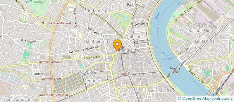 localisation de l'entreprise SCI MARIANNE  BORDEAUX