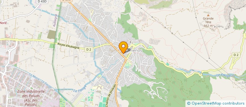 localisation de l'entreprise SCI MARIANNE  GEMENOS