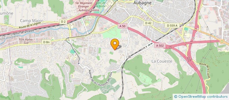localisation de l'entreprise SCI MARIANNE à AUBAGNE