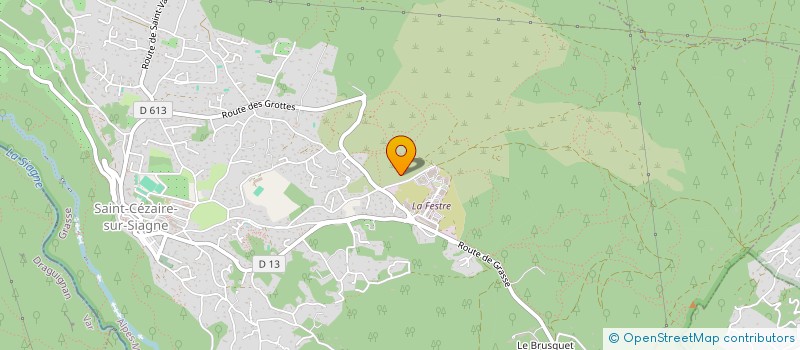 localisation de l'entreprise SCI MARIANNE DE LA GRAOU à SAINT-CEZAIRE-SUR-SIAGNE