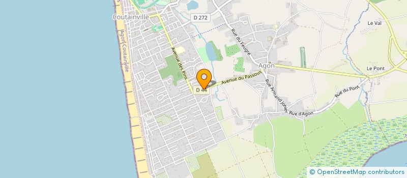 localisation de l'entreprise SCI MARIANTTOENEKOBORDA  AGON-COUTAINVILLE