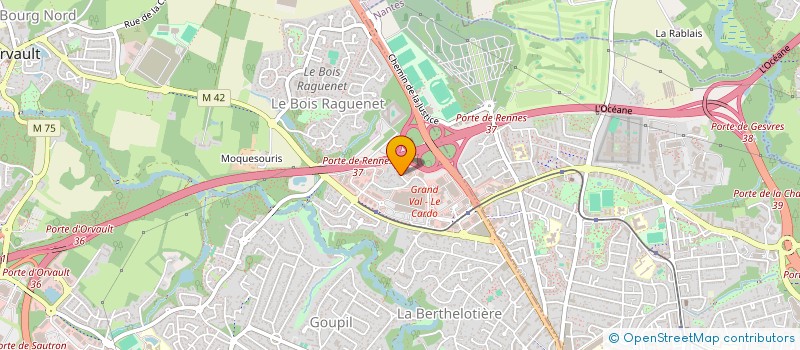localisation de l'entreprise SCI MARIAS MOSLONA à ORVAULT