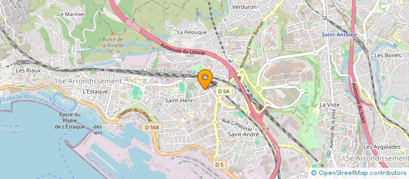 localisation de l'entreprise SCI MARIAUD à MARSEILLE