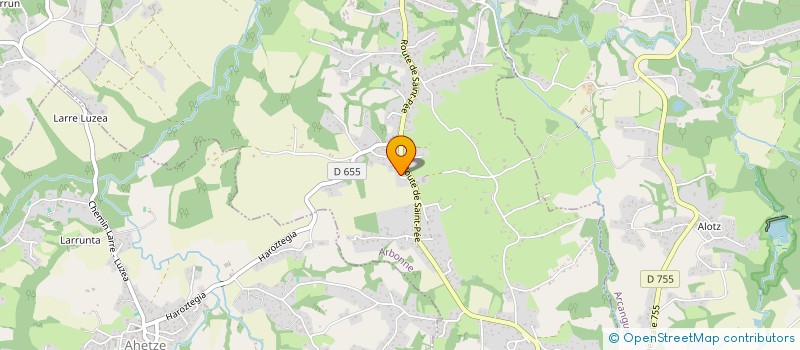 localisation de l'entreprise SCI MARIBA à BIDART