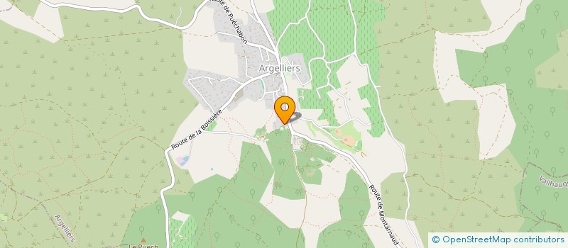 localisation de l'entreprise SCI MARIBAST  ARGELLIERS