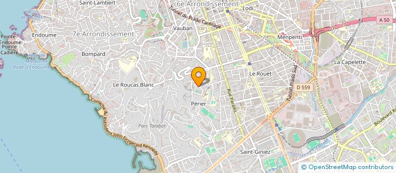 localisation de l'entreprise SCI MARIBER à MARSEILLE