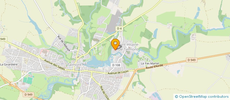 localisation de l'entreprise SCI MARIC  TALMONT-SAINT-HILAIRE