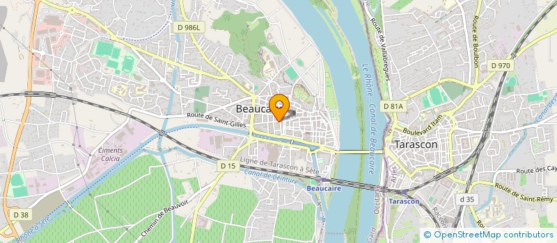 localisation de l'entreprise SCI MARIC  BEAUCAIRE