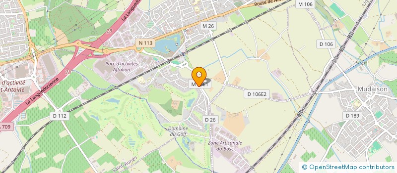 localisation de l'entreprise SCI MARIC à BAILLARGUES