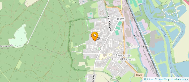 localisation de l'entreprise SCI MARIC  BLENOD-LES-PONT-A-MOUSSON