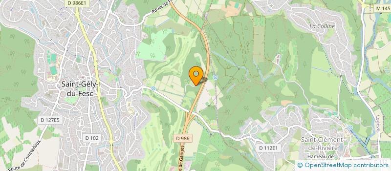 localisation de l'entreprise SCI MARIC  SAINT-GELY-DU-FESC