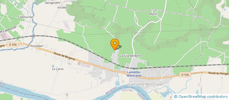 localisation de l'entreprise SCI MARICA  LAMOTHE-MONTRAVEL