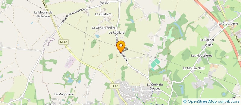 localisation de l'entreprise SCI MARICARO à ORVAULT