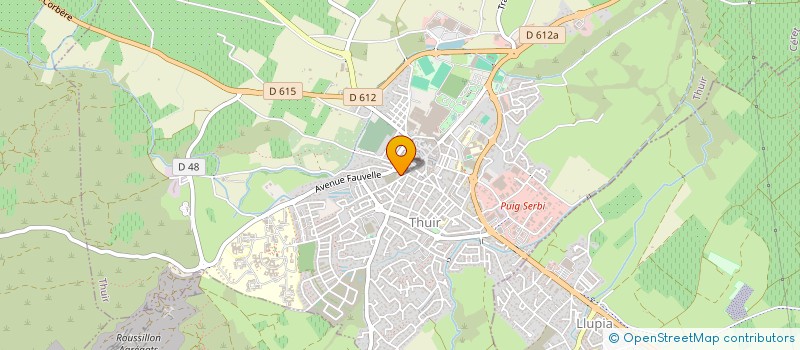 localisation de l'entreprise SCI MARICAT  THUIR